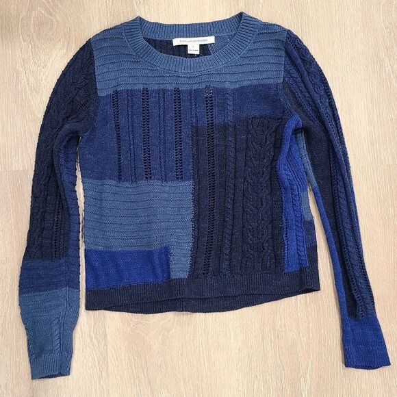 Diane Von Furstenberg patchwork sweater - Picture 1 of 4